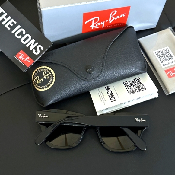 LIKE NEW RayBan State Street RB2186 Black Ray ban sunglasses - Picture 10 of 16